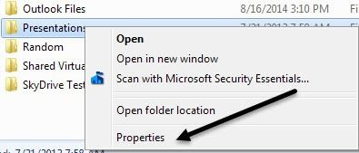 Ẩn tệp và thư mục trong Windows (Dễ bị tấn công) 8 thuộc tính thư mục