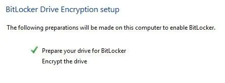 ổ đĩa bitlocker đã chuẩn bị sẵn