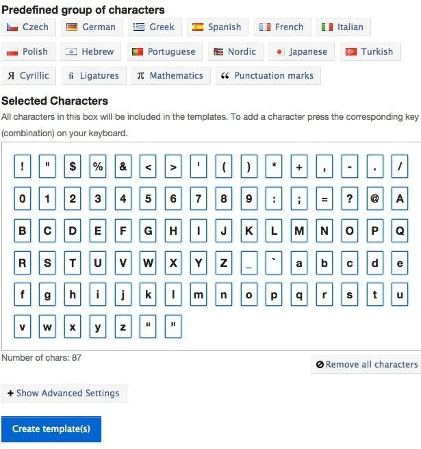 Cách tạo Phông chữ của riêng bạn và Chỉnh sửa Phông chữ TrueType 2 sơn