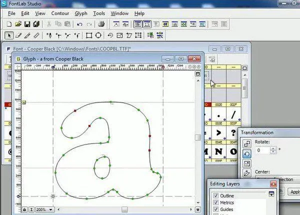 Cách tạo Phông chữ của riêng bạn và Chỉnh sửa Phông chữ TrueType 20 studio fontlab