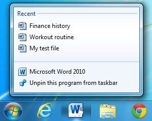 Cách xóa hoặc xóa tài liệu gần đây của tôi trong Windows 4 danh sách nhảy