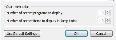 Cách xóa hoặc xóa tài liệu gần đây của tôi trong Windows 6 kích thước menu bắt đầu