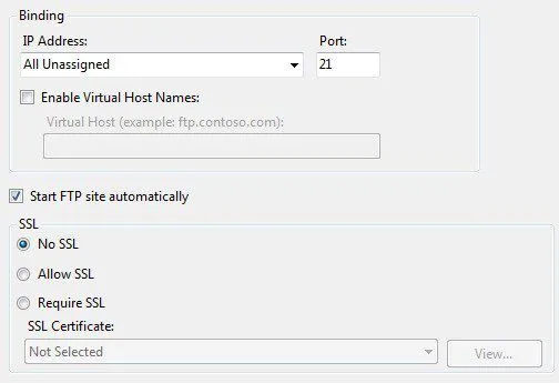 ràng buộc và ssl