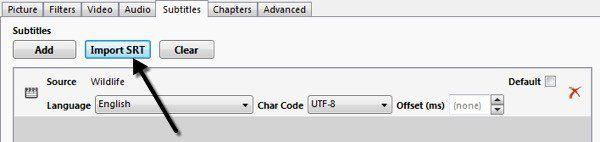 Cách thêm phụ đề của riêng bạn vào video 10 nhập srt