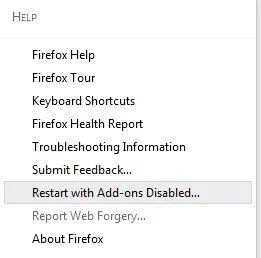 khởi động lại addons tàn tật