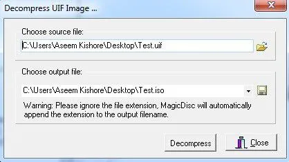 giải nén ma thuật