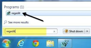 Hướng dẫn cơ bản để sao lưu và khôi phục Windows Registry 2 mở regedit