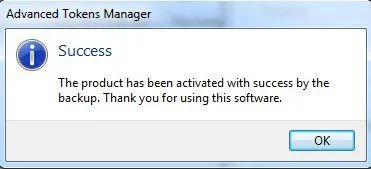 kích hoạt thành công
