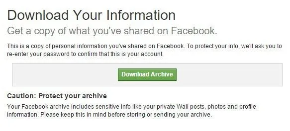 Cách tải xuống ảnh và video trên Facebook 10 tải xuống kho lưu trữ