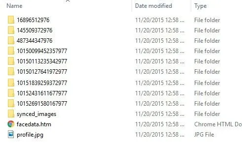 Cách tải xuống ảnh và video trên Facebook 14 dữ liệu ảnh facebook