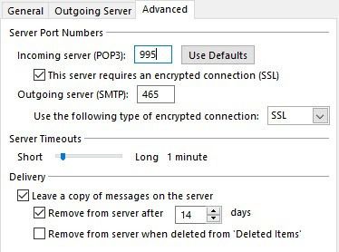 Cách truy cập Yahoo! Gửi thư bằng POP3 hoặc IMAP 16 pop3 cài đặt khác