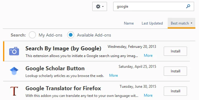 Cách sử dụng Firefox Addons - Hướng dẫn chi tiết 7 install add-on firefox
