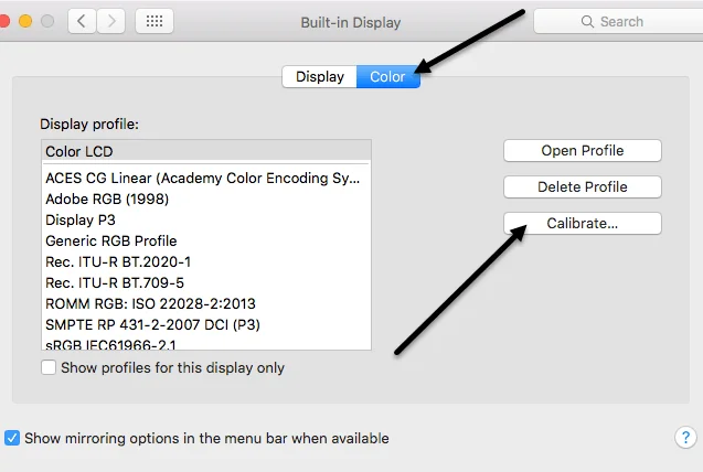 hiệu chỉnh màu sắc