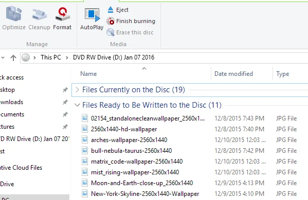 Cách ghi đĩa CD, DVD và Blu-ray trong Windows 22 thêm nhiều tệp vào đĩa