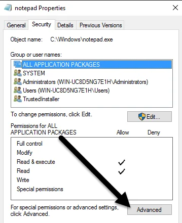 bảo mật nâng cao