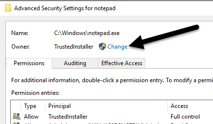 chủ sở hữu thay đổi