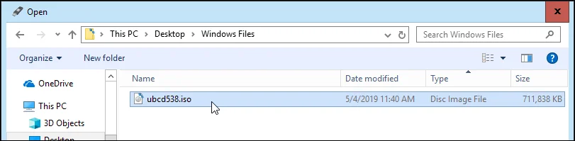 Cách lấy tệp Windows bằng đĩa CD trực tuyến Linux 6 Cách lấy tệp Windows bằng đĩa CD trực tuyến Linux