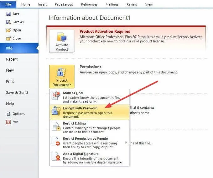 Cách bảo vệ tài liệu Word & PDF bằng mật khẩu 10 Cách bảo vệ tài liệu Word & PDF bằng mật khẩu