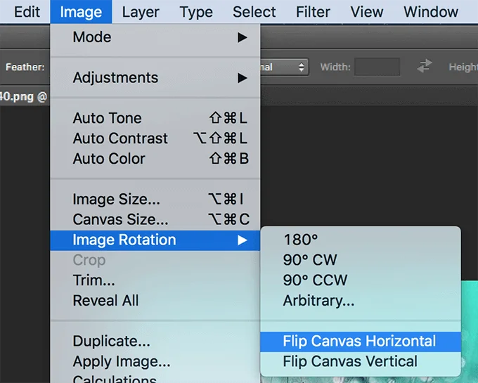 ảnh lật - Mẹo kỹ thuật trực tuyến Lật một hình ảnh trong ảnh Photoshop