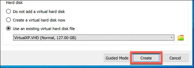 Cách thiết lập máy ảo Windows XP miễn phí 18 Cách thiết lập máy ảo Windows XP miễn phí