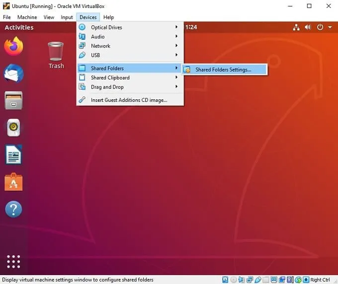 Chia sẻ thư mục giữa máy chủ và hệ điều hành khách trong VirtualBox 10 Chia sẻ thư mục giữa máy chủ và hệ điều hành khách trong VirtualBox