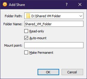Chia sẻ thư mục giữa máy chủ và hệ điều hành khách trong VirtualBox 16 Chia sẻ thư mục giữa máy chủ và hệ điều hành khách trong VirtualBox