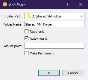 Chia sẻ thư mục giữa máy chủ và hệ điều hành khách trong VirtualBox 16 Chia sẻ thư mục giữa máy chủ và hệ điều hành khách trong VirtualBox