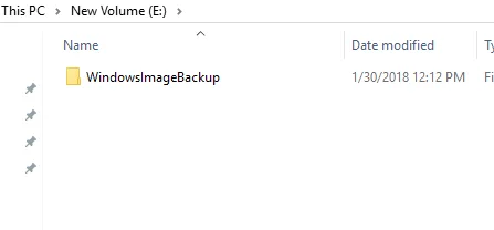 Tạo bản sao lưu hình ảnh hệ thống Windows 10