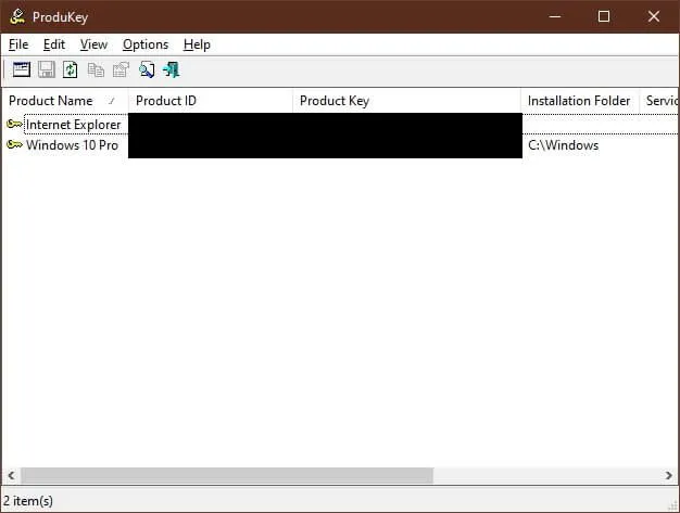 Tìm khóa sản phẩm Windows 10 của bạn một cách dễ dàng 12 Tìm khóa sản phẩm Windows 10 của bạn một cách dễ dàng