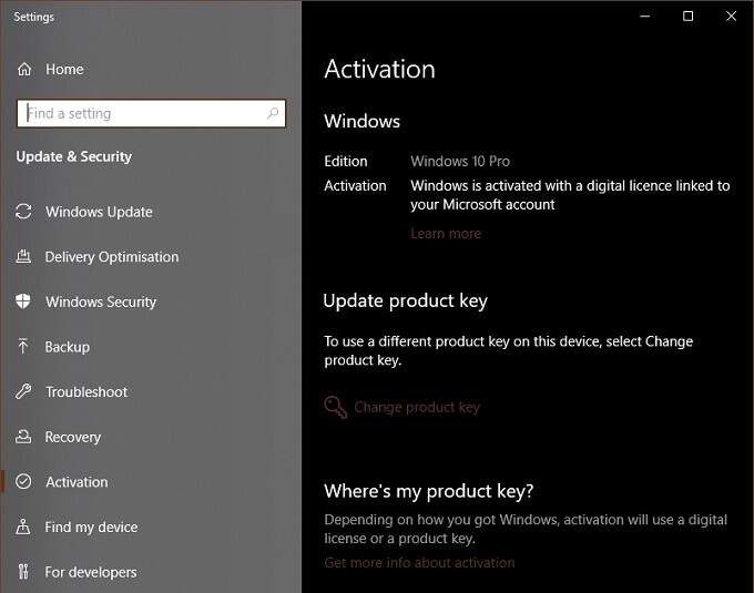 Tìm khóa sản phẩm Windows 10 của bạn một cách dễ dàng 6 Tìm khóa sản phẩm Windows 10 của bạn một cách dễ dàng