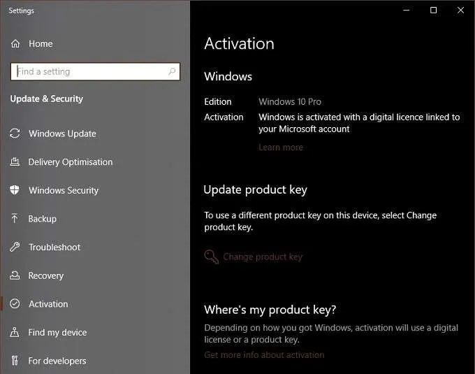 Tìm khóa sản phẩm Windows 10 của bạn một cách dễ dàng 6 Tìm khóa sản phẩm Windows 10 của bạn một cách dễ dàng