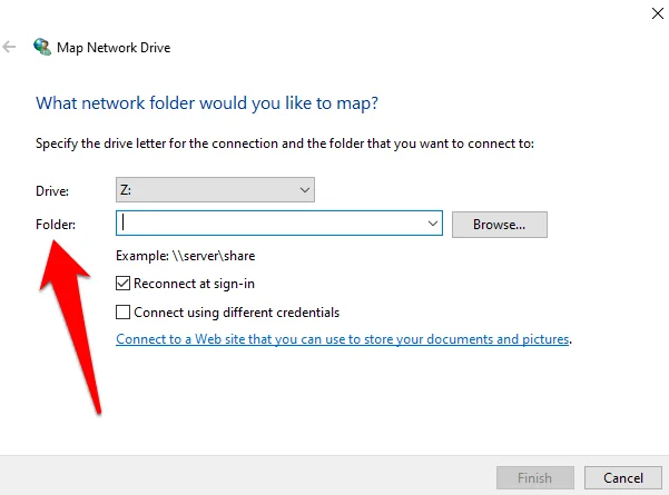 Cách lập bản đồ ổ đĩa mạng trong Windows 16 Cách lập bản đồ ổ đĩa mạng trong Windows