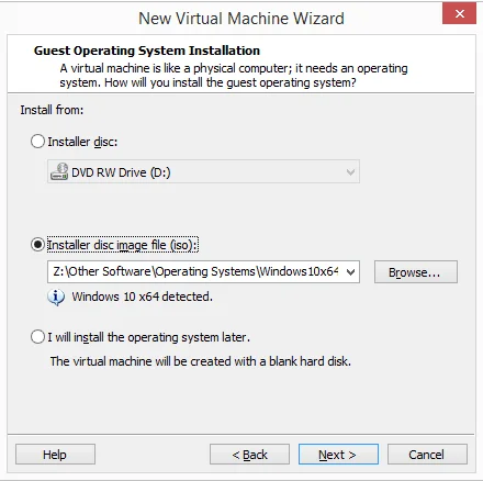 Cách cài đặt hệ điều hành mới trong VMware Workstation Pro 6 Cách cài đặt hệ điều hành mới trong VMware Workstation Pro
