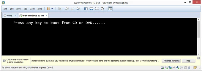 Cách cài đặt hệ điều hành mới trong VMware Workstation Pro 16 Cách cài đặt hệ điều hành mới trong VMware Workstation Pro