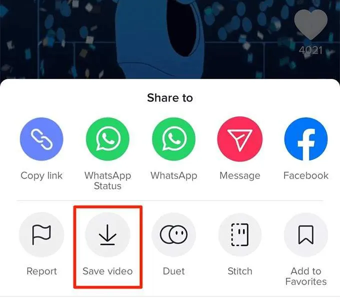 Cách tải xuống video TikTok 4 Cách tải xuống video TikTok