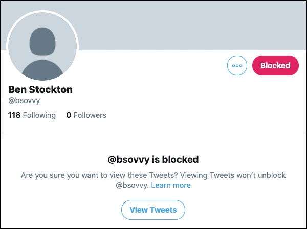 Cách chặn ai đó trên Twitter và biết khi nào bạn bị chặn 2 Cách chặn ai đó trên Twitter và biết khi nào bạn bị chặn