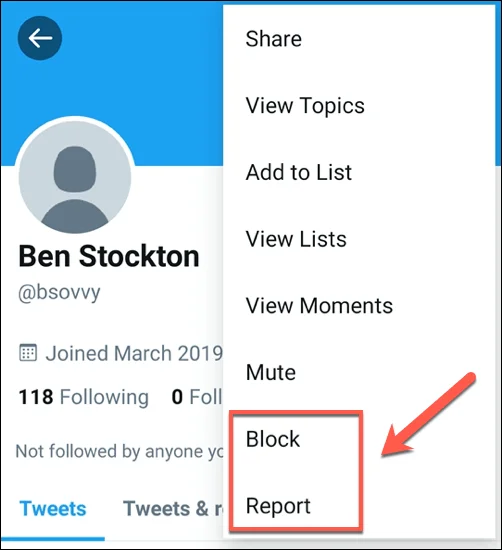 Cách chặn ai đó trên Twitter và biết khi nào bạn bị chặn 16 Cách chặn ai đó trên Twitter và biết khi nào bạn bị chặn