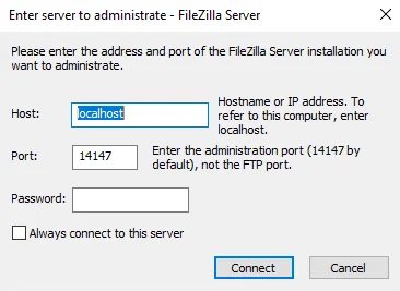 Cách tạo máy chủ FTP bằng FileZilla 4 Cách tạo máy chủ FTP bằng FileZilla