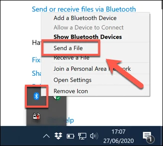 Cách chuyển tập tin qua Bluetooth sang PC của bạn 18 Cách chuyển tập tin qua Bluetooth sang PC của bạn