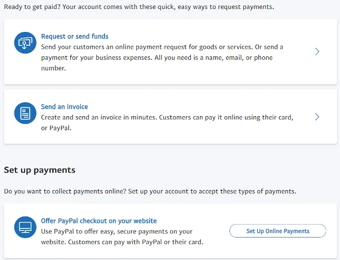 Cách thiết lập tài khoản PayPal