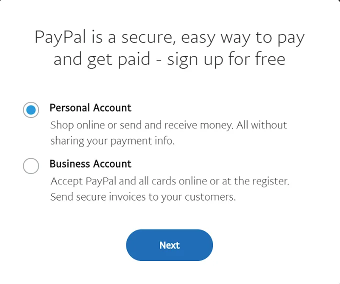 Cách thiết lập tài khoản PayPal