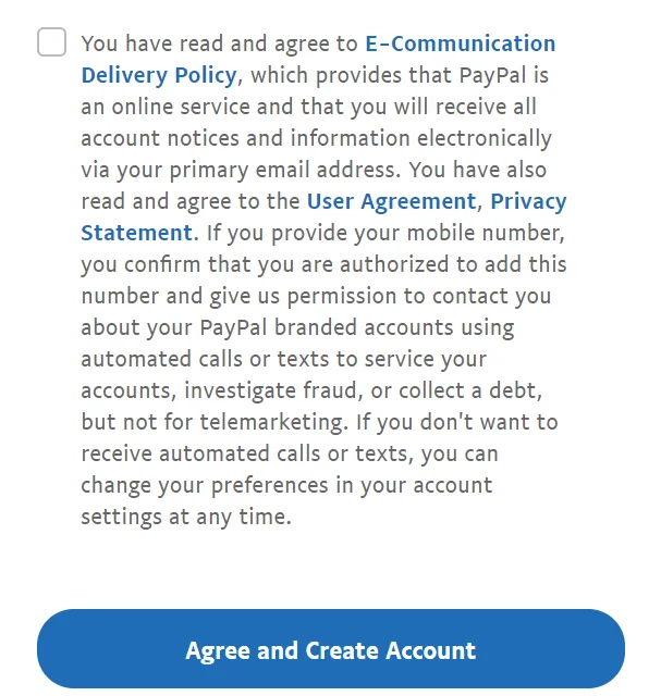 Cách thiết lập tài khoản PayPal