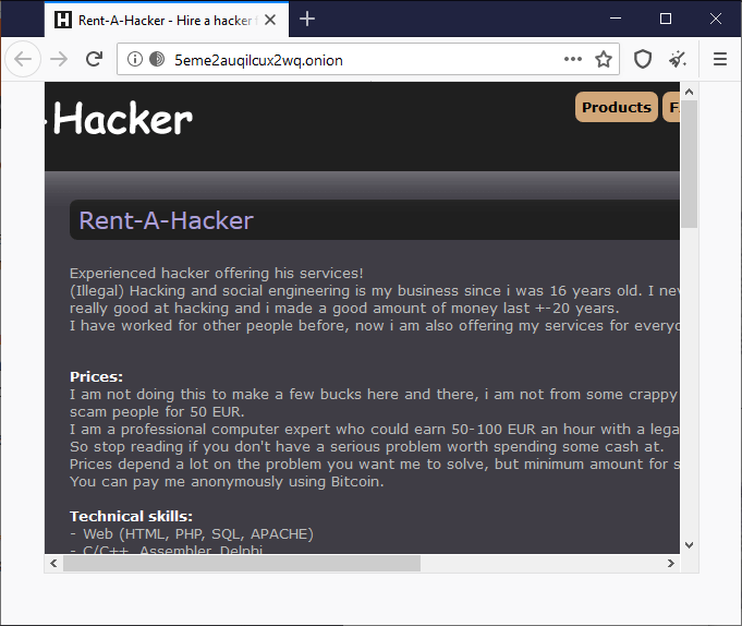Hướng dẫn về những gì có trên Dark Web 8 Hướng dẫn về những gì có trên Dark Web
