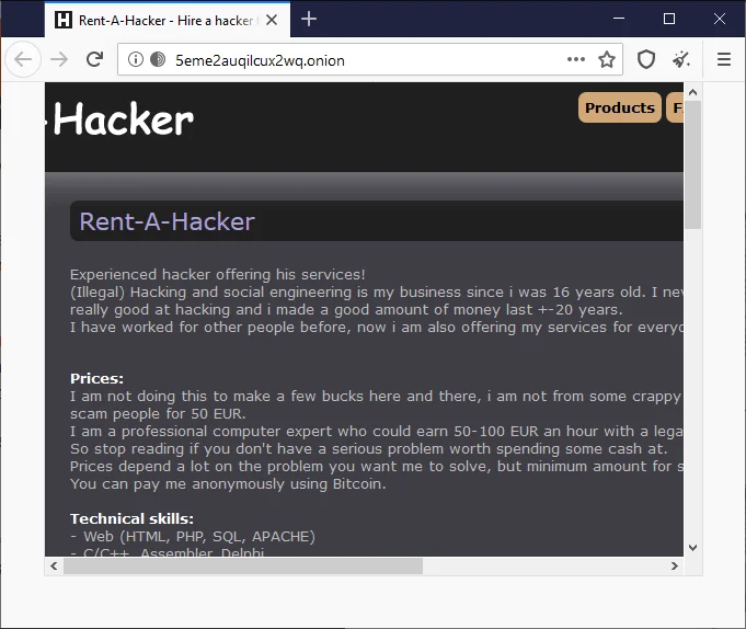 Hướng dẫn về những gì có trên Dark Web 8 Hướng dẫn về những gì có trên Dark Web