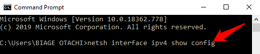 Thay đổi địa chỉ IP và máy chủ DNS bằng Command Prompt 6 Thay đổi địa chỉ IP và máy chủ DNS bằng Command Prompt