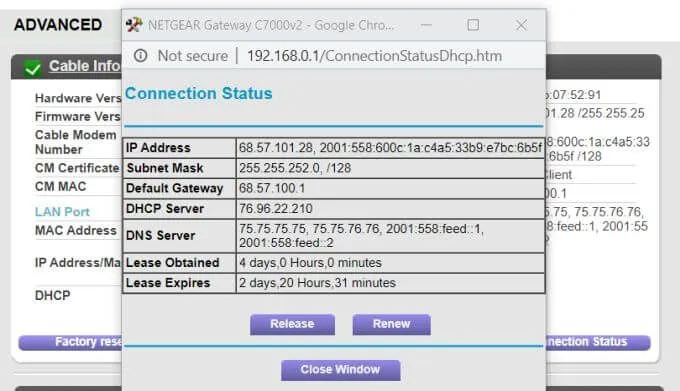 Cách hủy bỏ và gia hạn địa chỉ IP 8 Cách hủy bỏ và gia hạn địa chỉ IP