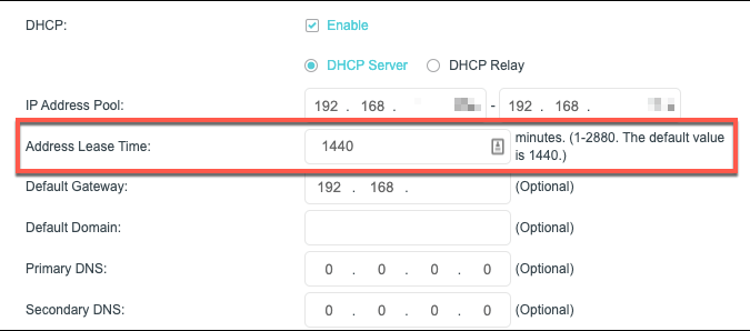 Thời gian thuê DHCP là gì và cách thay đổi thời gian 14 Thời gian thuê DHCP là gì và cách thay đổi thời gian