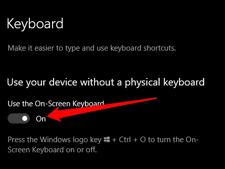 8 cách để bật bàn phím ảo trên Windows 10 10 8 cách để bật bàn phím ảo trên Windows 10
