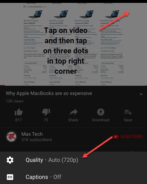 4 cách để giảm thiểu việc sử dụng dữ liệu trong ứng dụng YouTube 2 4 cách để giảm thiểu việc sử dụng dữ liệu trong ứng dụng YouTube