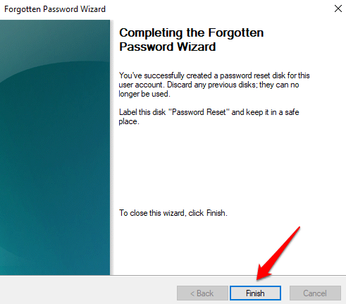 Cách tạo và sử dụng đĩa đặt lại mật khẩu trong Windows 10 16 Cách tạo và sử dụng đĩa đặt lại mật khẩu trong Windows 10